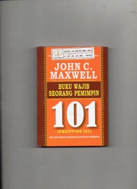 Image of Buku WajibSeorang Pemimpin 101 (Equipping 101)